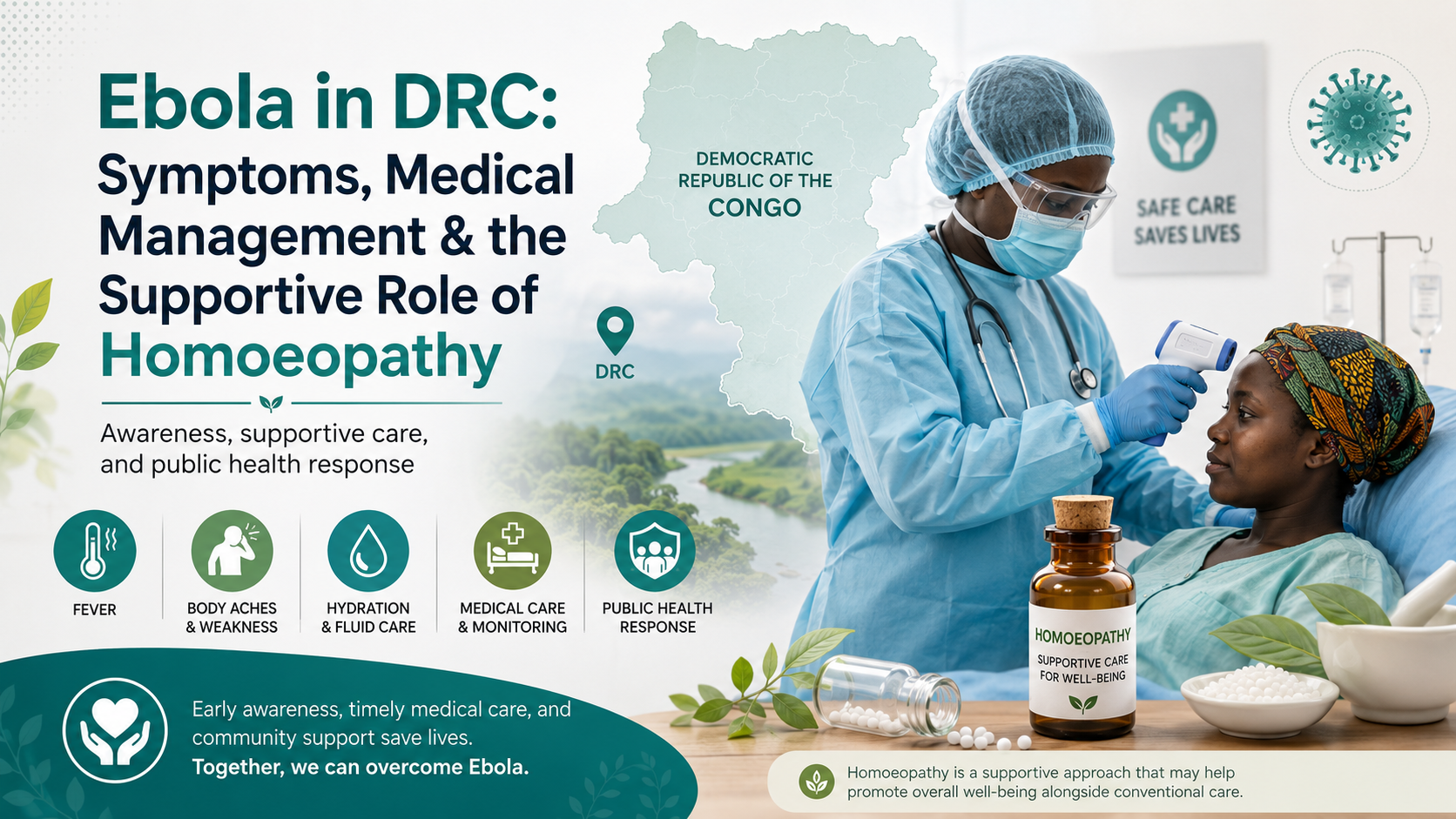 Ebola Outbreak in DRC: Symptoms, Management & Homoeopathy as Supportive Care
